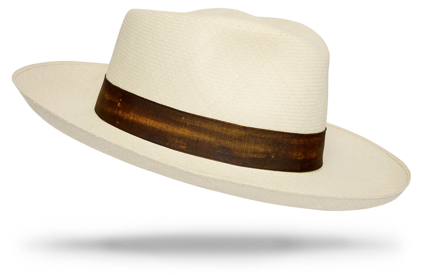 Woven Straw Hat with Layered Detail