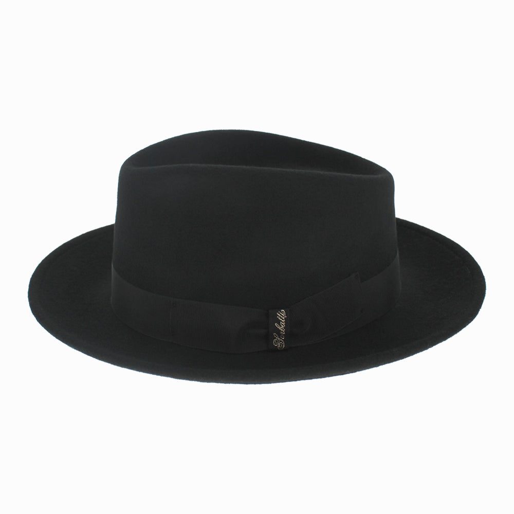 Outdoor Wool Felt Teardrop Crown Fedora Hat - Image 42