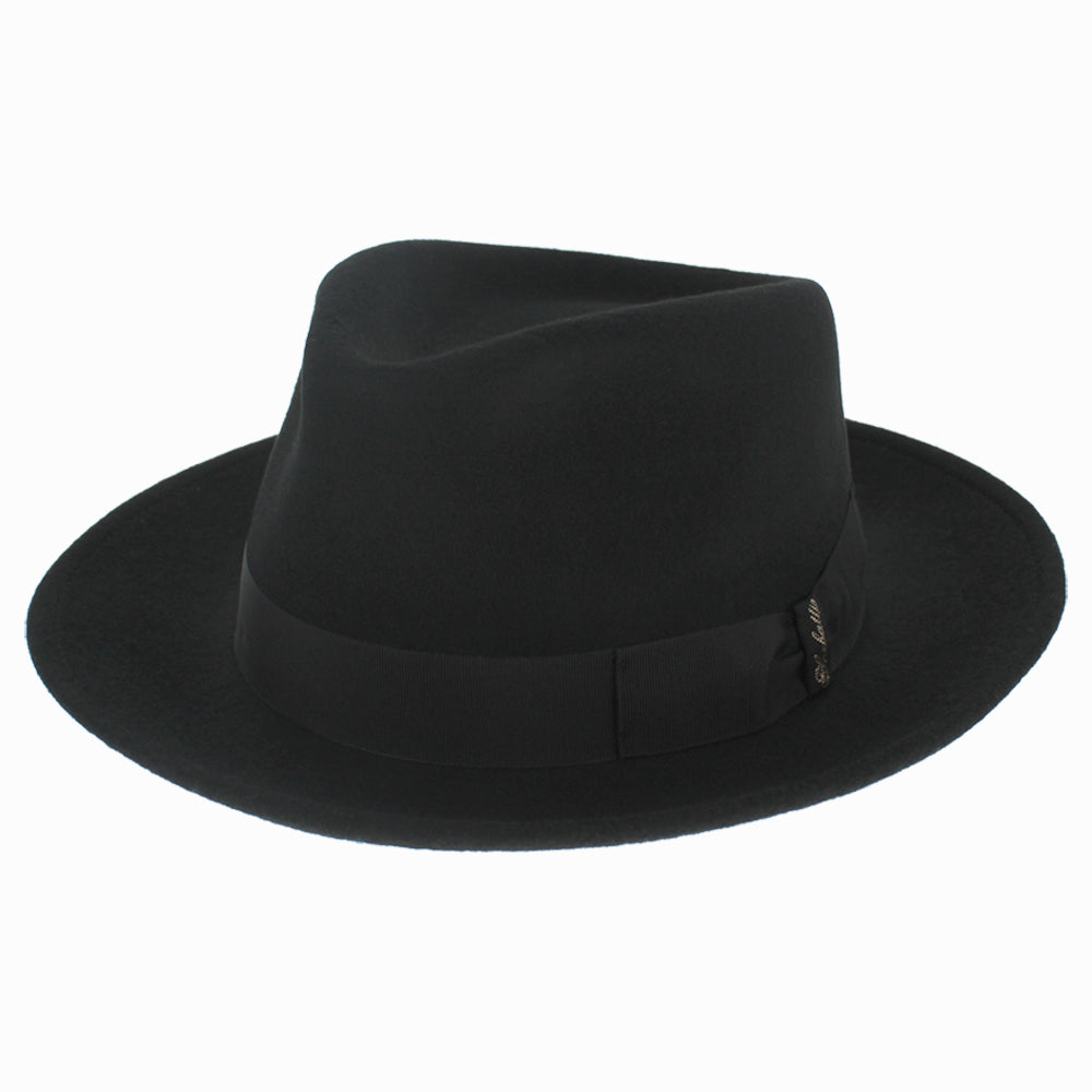 Outdoor Wool Felt Teardrop Crown Fedora Hat - Image 41
