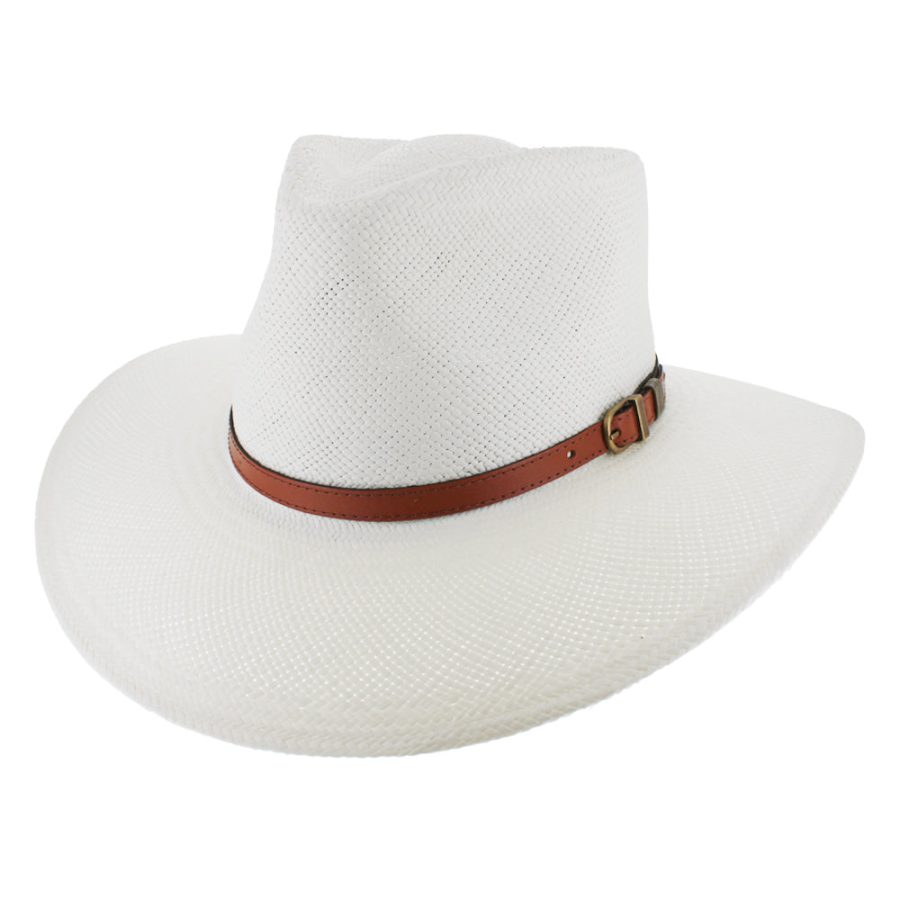 Smart Casual Panama Straw Wide Brim Safari Hat
