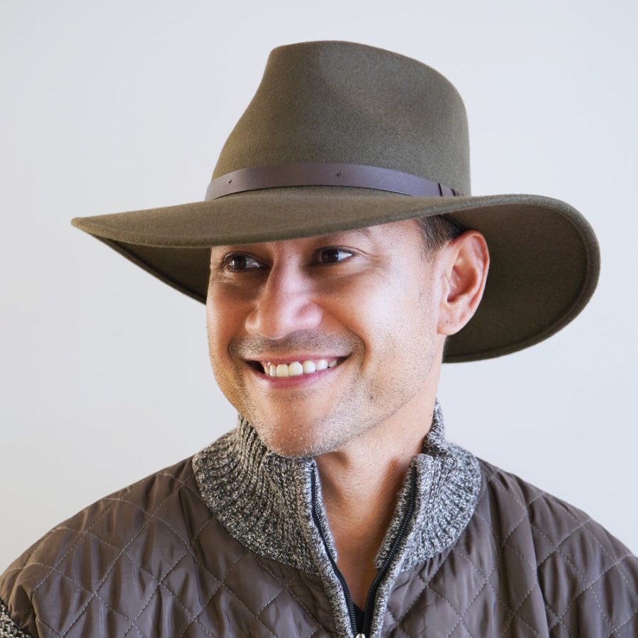 Classic Wool Felt Packable Safari Hat