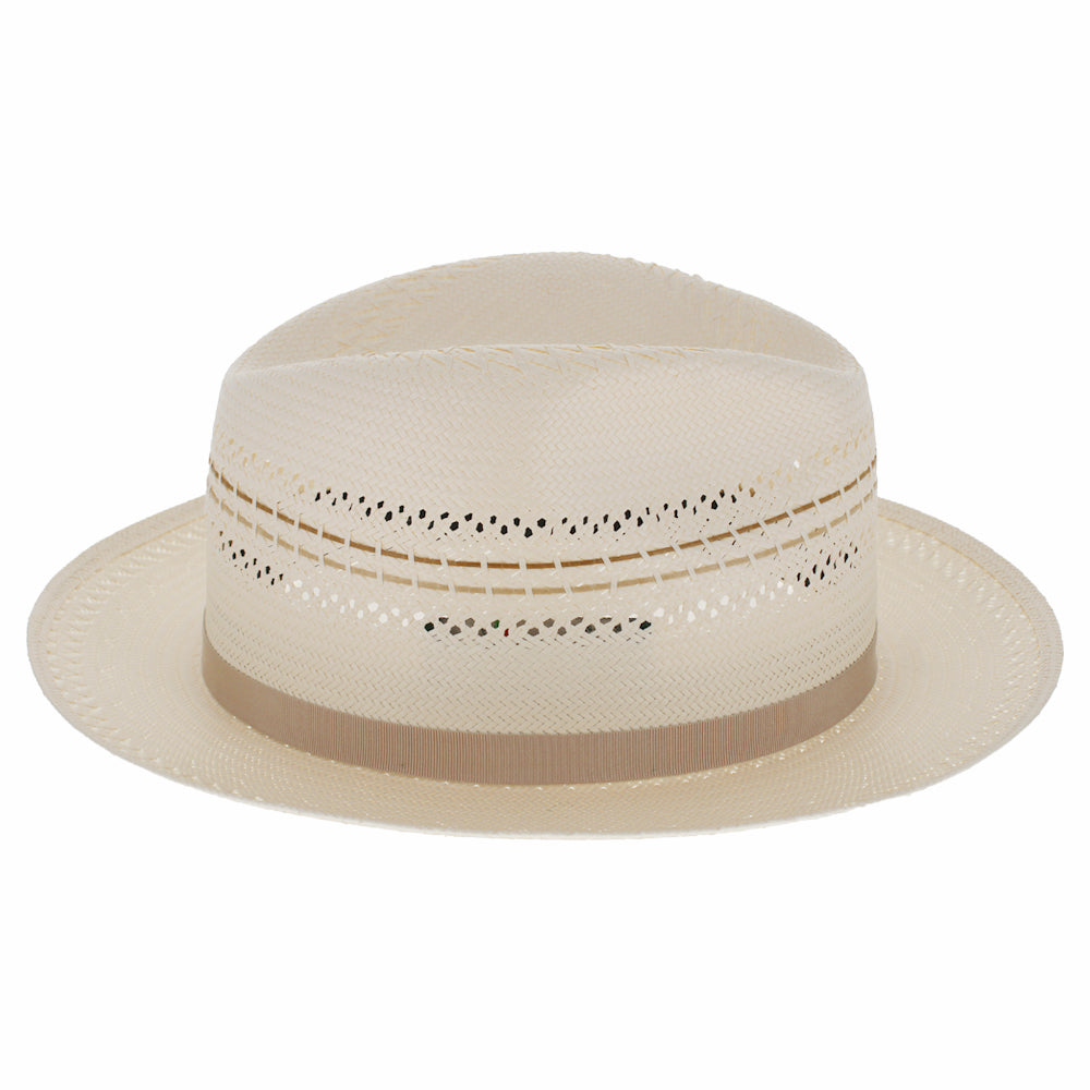 Smart Casual Straw Breathable Fedora Hat - Image 5