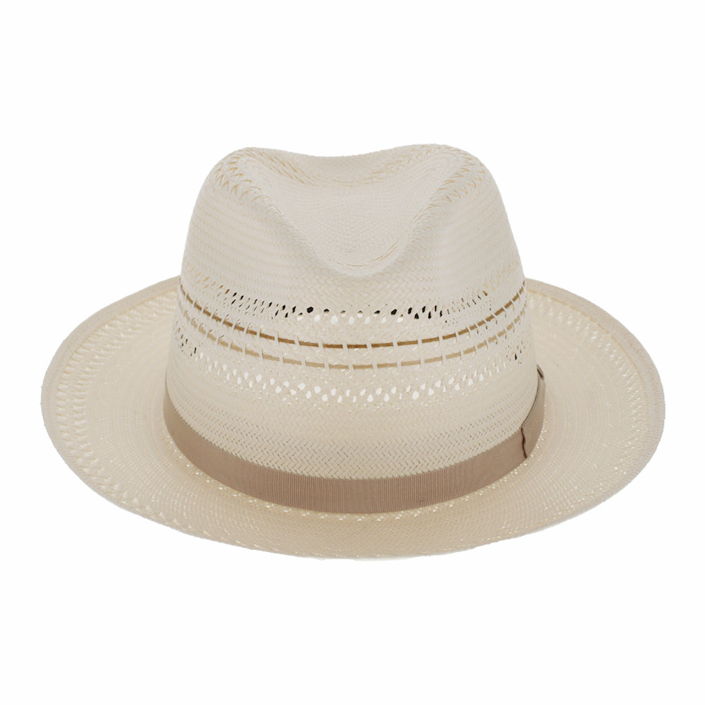 Smart Casual Straw Breathable Fedora Hat - Image 7