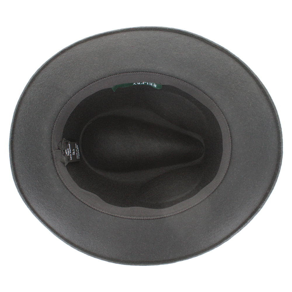 Refined Wool Felt Water Repellent Fedora Hat - Image 7