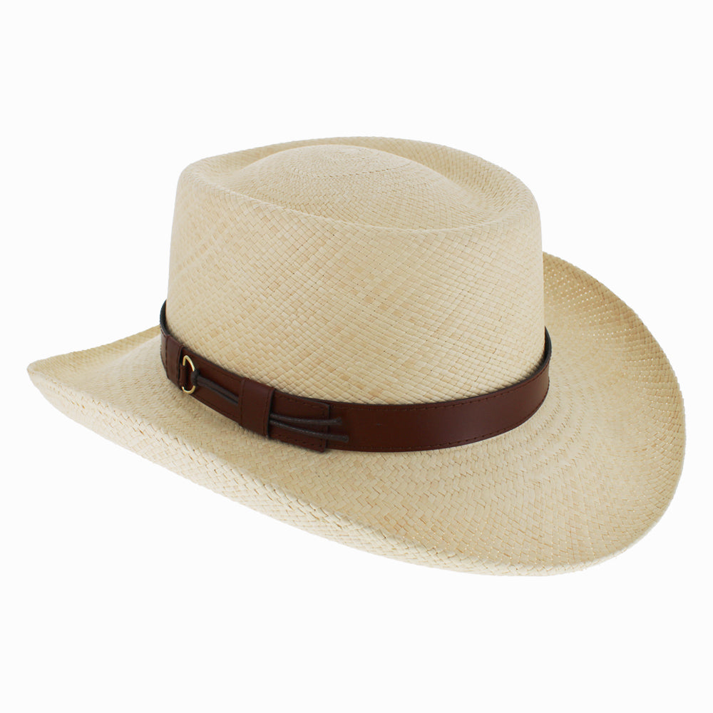 Easy Wearing Panama Straw Wide Brim Hat - Image 4