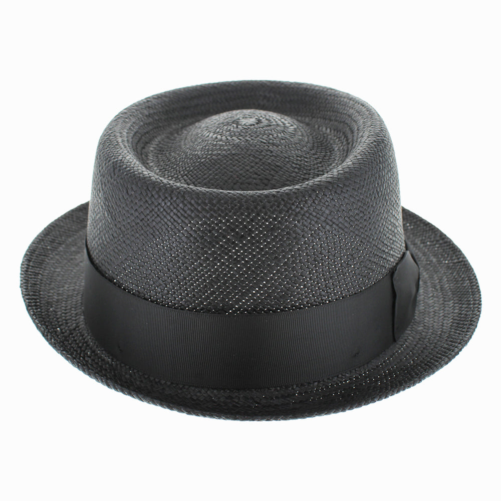 Traditional Panama Straw Breathable Pork Pie Hat - Image 7