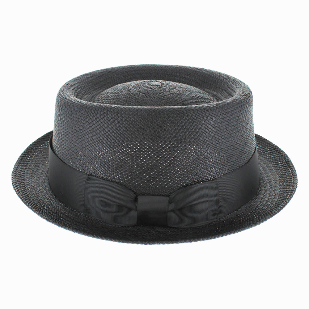 Traditional Panama Straw Breathable Pork Pie Hat - Image 2
