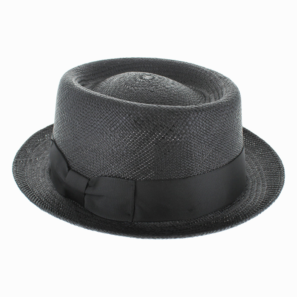Traditional Panama Straw Breathable Pork Pie Hat - Image 3