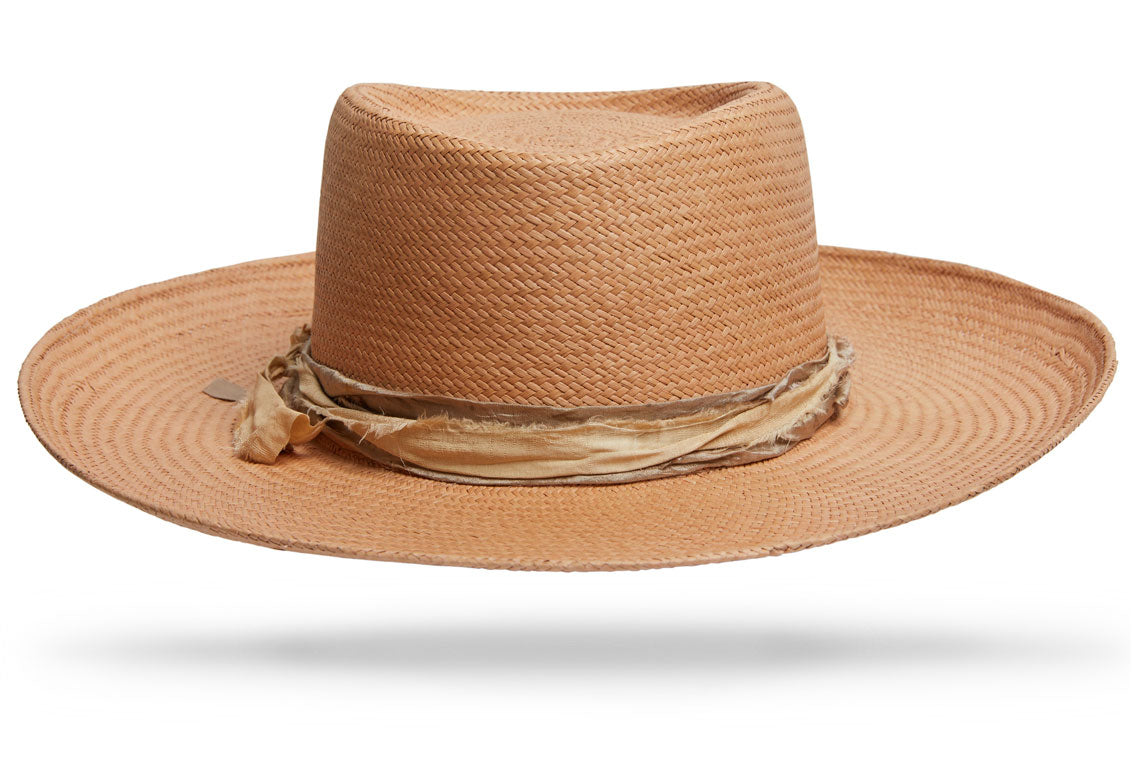 Ecuadorian Straw Hat with Balanced Brim