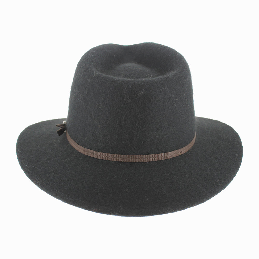 Relaxed Wool Felt Packable Safari Hat - Image 6