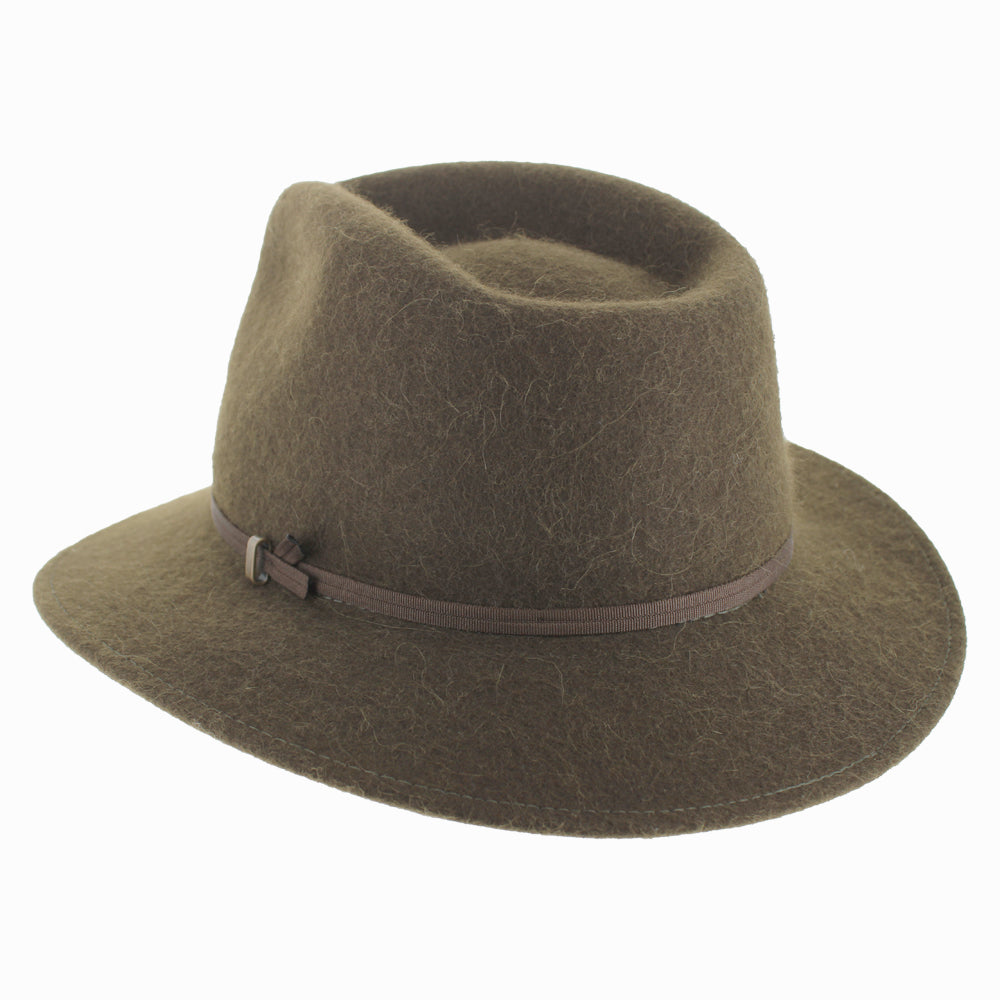 Relaxed Wool Felt Packable Safari Hat - Image 13