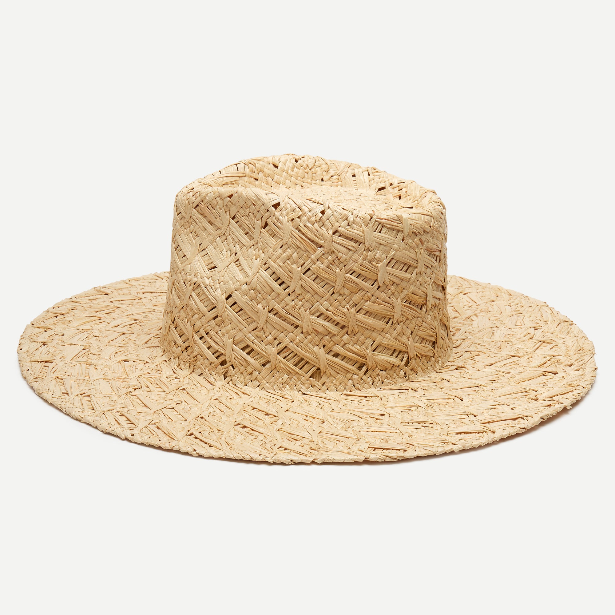 Soft Orchid Wide Brim Sun Hat in Raffia - Image 7