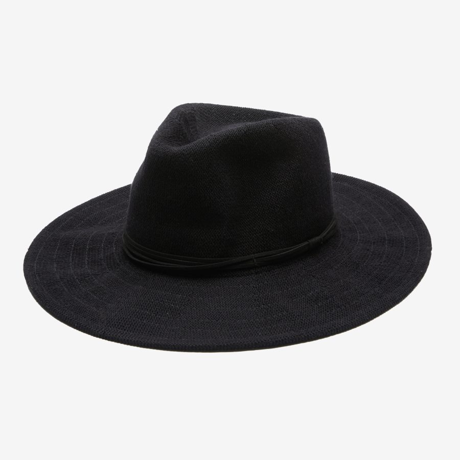 Easy Ember Panama Hat in Mesh - Black