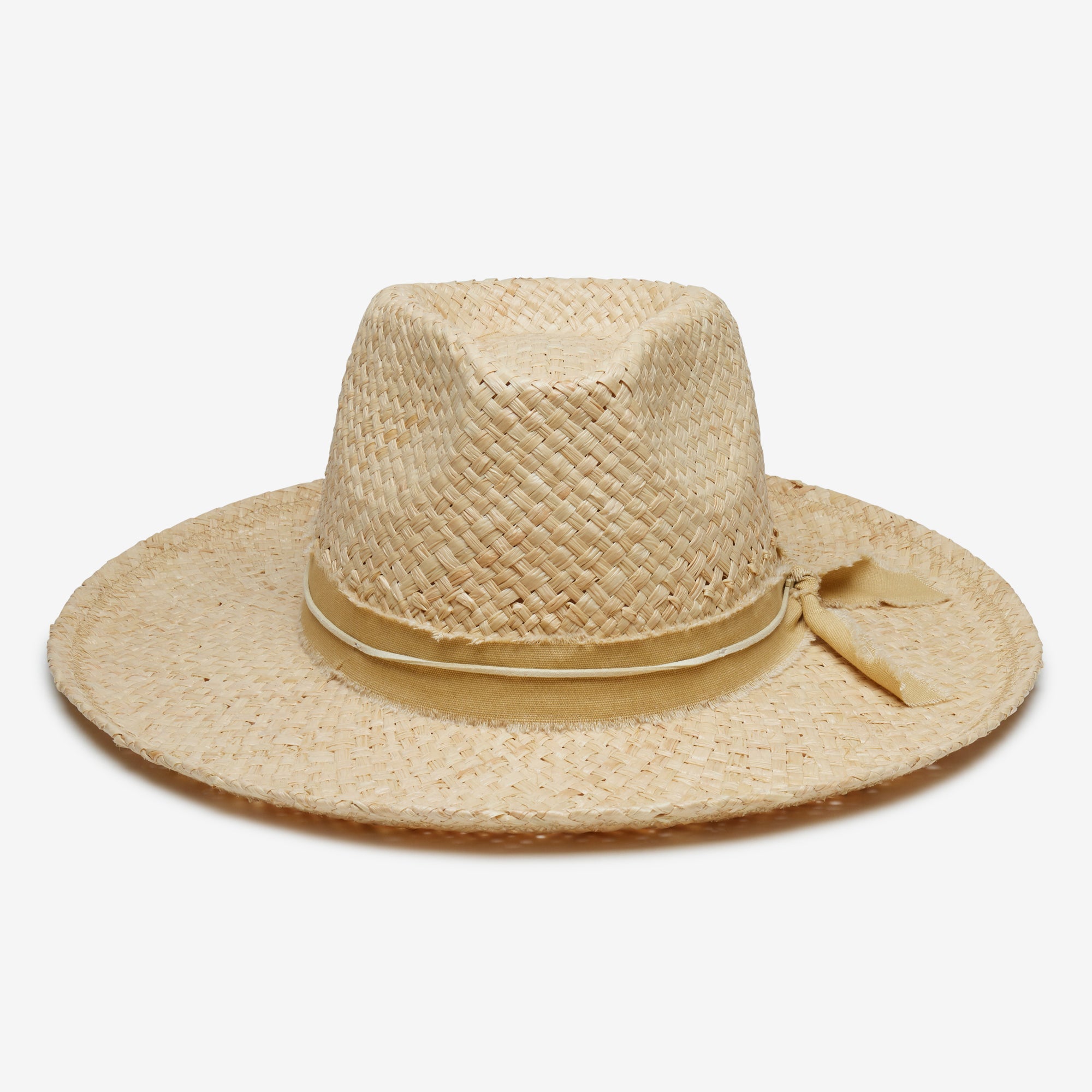 Calder Raffia Fedora Hat with Sculpted Finish - Image 3