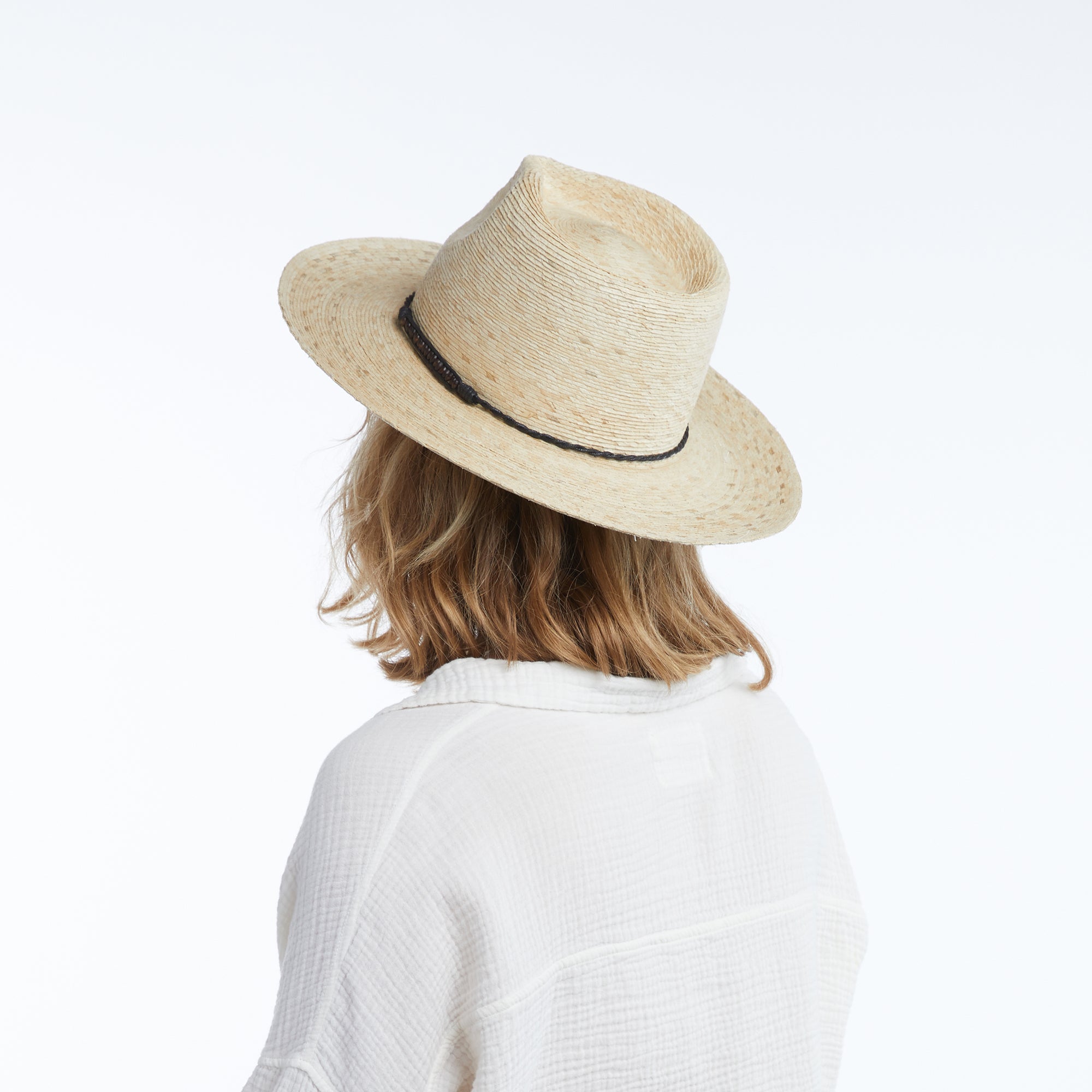 Juniper Straw Fedora Hat with Clean Finish - Image 3
