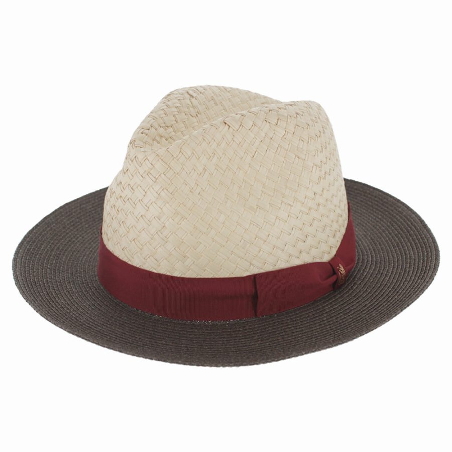 Refined Hemp Ribbon Band Fedora Hat