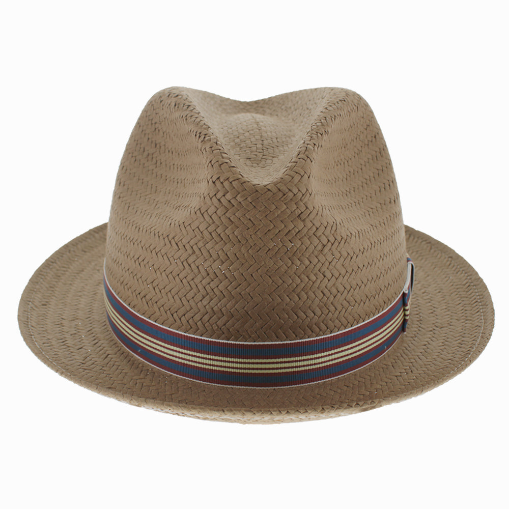 Classic Paper Straw Water Repellent Fedora Hat - Image 7