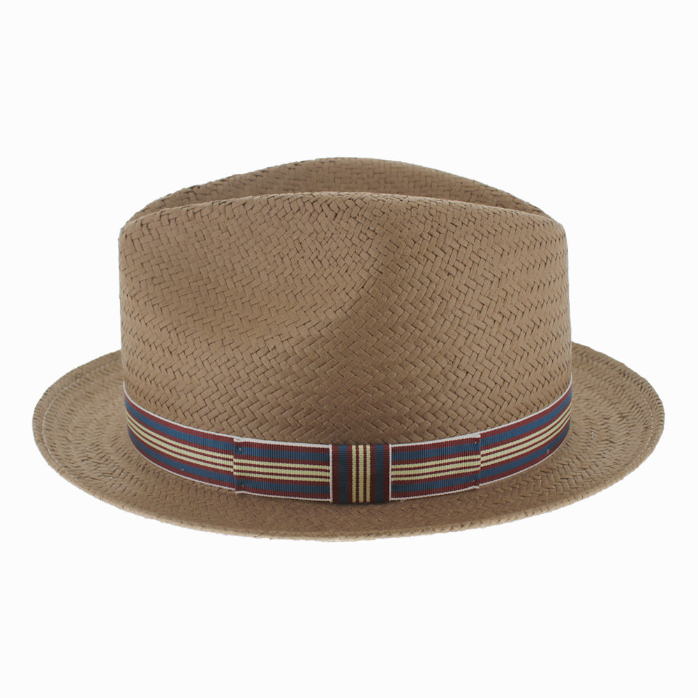 Classic Paper Straw Water Repellent Fedora Hat - Image 2