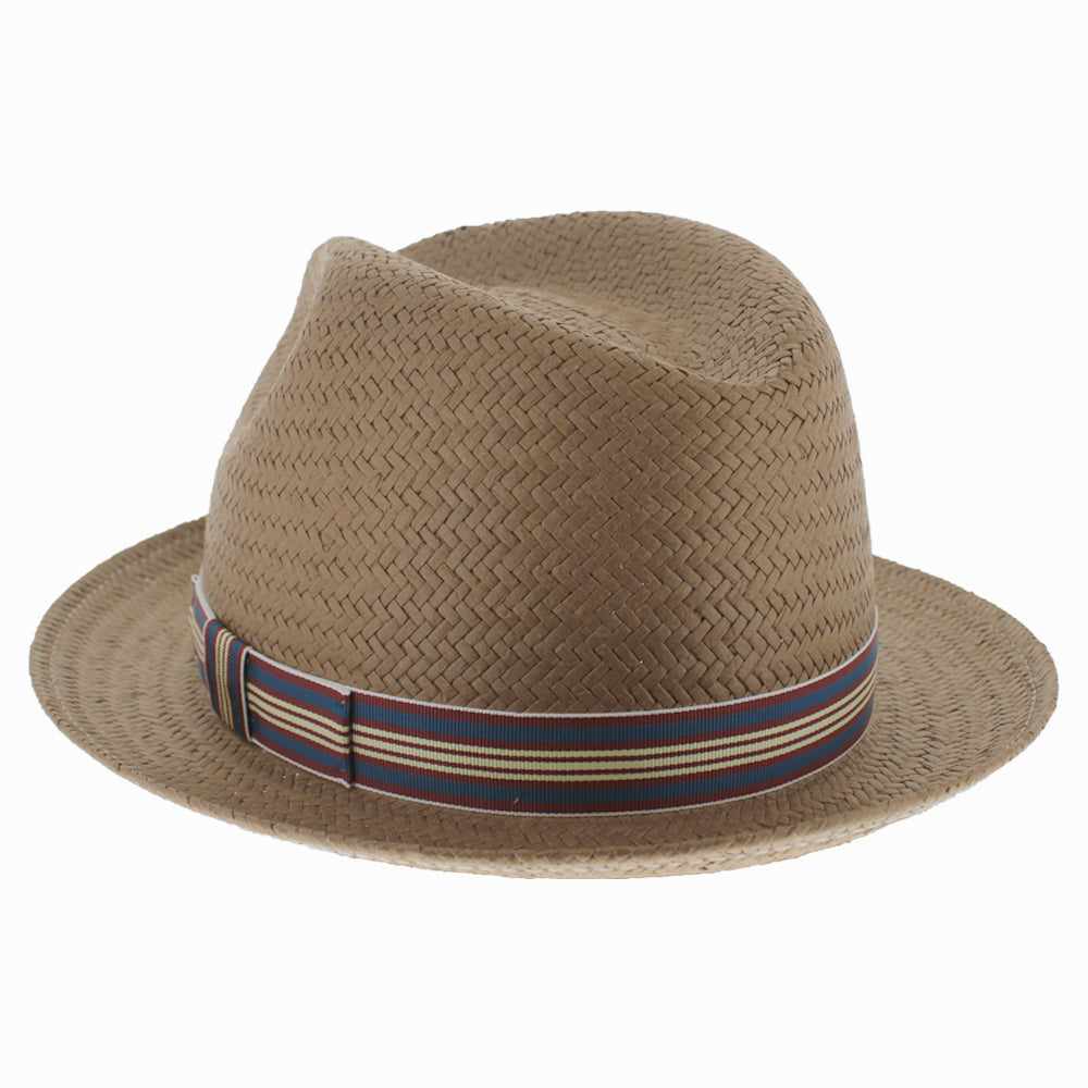 Classic Paper Straw Water Repellent Fedora Hat - Image 3