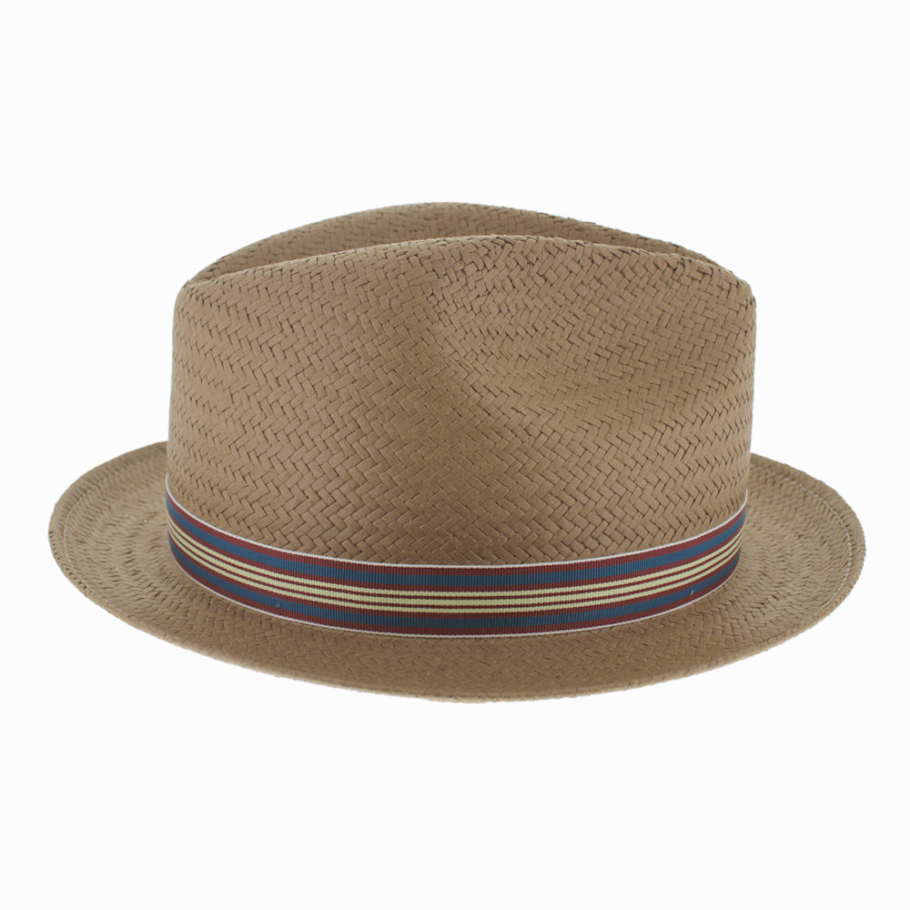 Classic Paper Straw Water Repellent Fedora Hat - Image 5