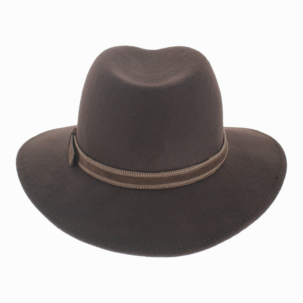 Timeless Wool Felt Center Dent Safari Hat - Image 5