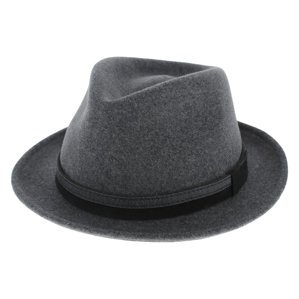 Everyday Wool Felt Packable Trilby Hat - Image 2