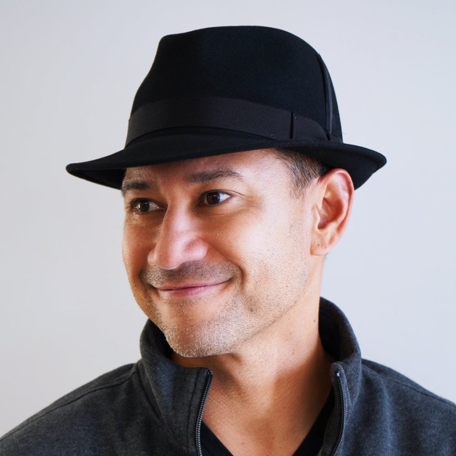 Travel Ready Wool Felt Teardrop Crown Trilby Hat