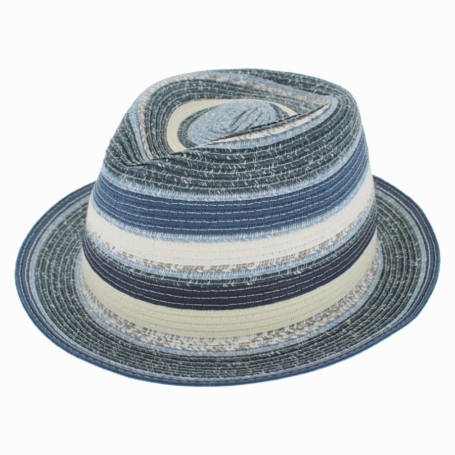 Versatile Paper Straw Packable Fedora Hat