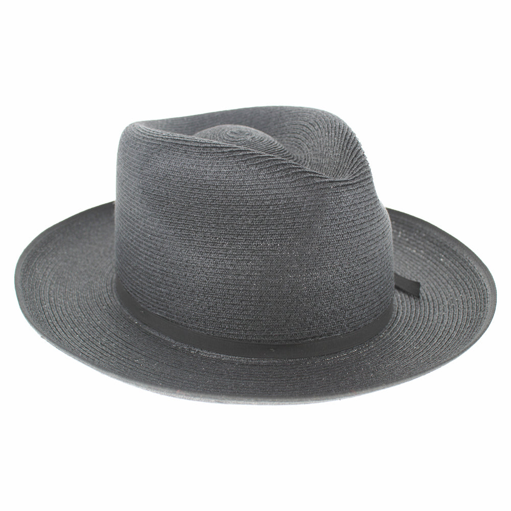 Polished Hemp Fedora Hat with Classic Brim - Image 6
