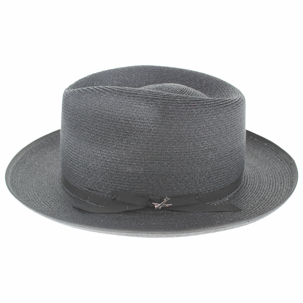 Polished Hemp Fedora Hat with Classic Brim - Image 2