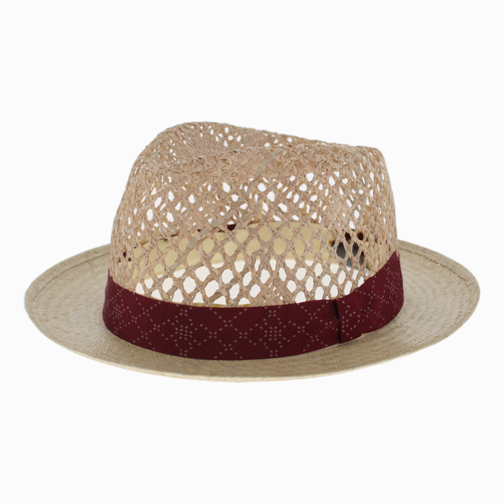 Easy Wearing Paper Straw Short Brim Fedora Hat - Image 8