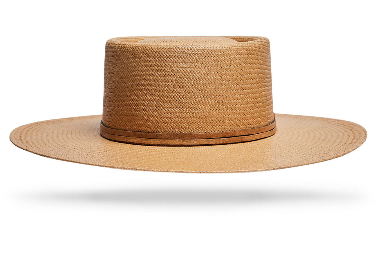 Ecuadorian Straw Hat with Textured Band