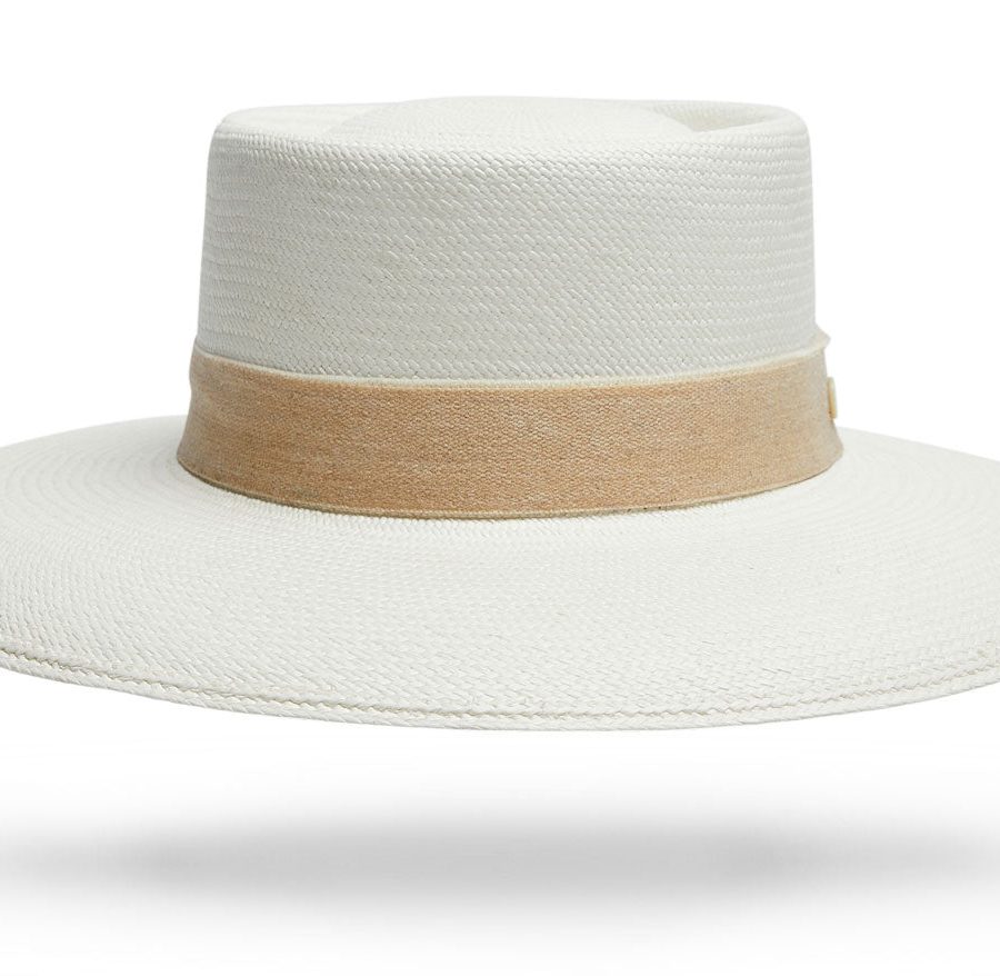 Ecuadorian Straw Hat with Tonal Detail