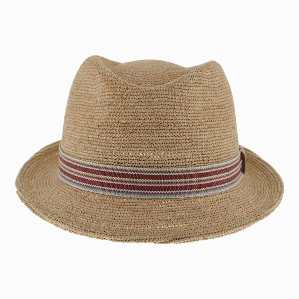 Refined Raffia Straw Trilby Hat - Image 21