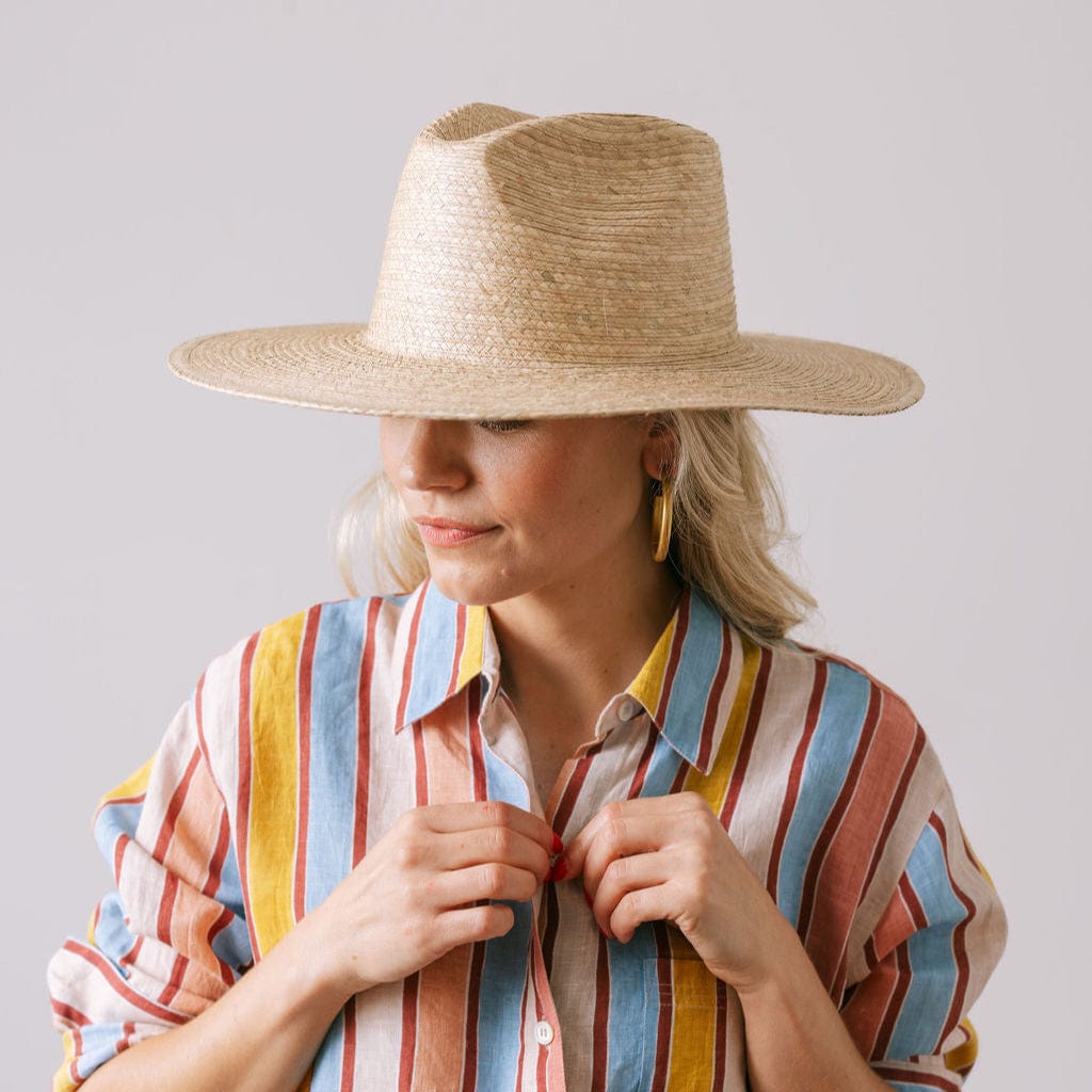 Minimal Natural Palm Sun Hat - Image 4